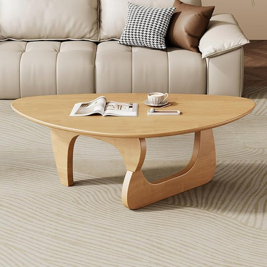 Mid Century Modern Coffee Table - Wooden Coffee Table for Living Room,Center Table Suitable for Bedroom Living Room Reception Office Tables (Wood, Large 45 * 29 * 16in)