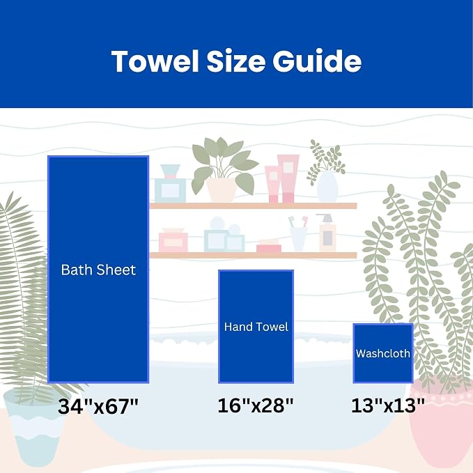 sea me at home Waffle Hand Towel – 100% Turkish Cotton, Quick-Dry, Soft and Absorbent Bathroom Towel (Terra)