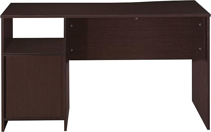 Techni Mobili 51" W Classic Computer Desk with Drawers, 3-Drawer Home Office Desk with Storage (Brown)
