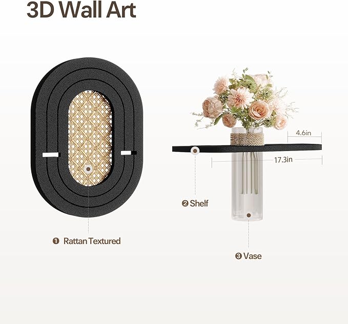 Large Framed 3D Wall Art for Living Room, 4 Piece Textured Wood Abstract Paintings Artwork for Walls, Minimalist Green Beige Geometric Pictures Wall Art Decor Set for Dining Room, Hallway, Office