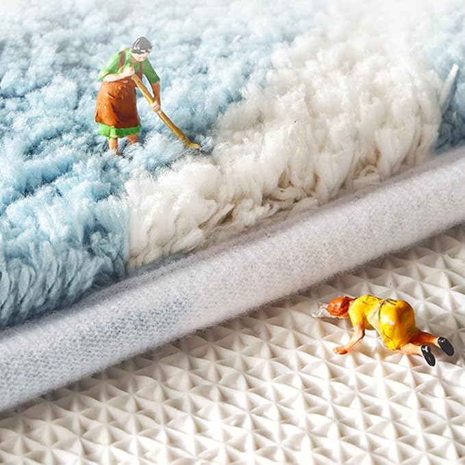 Hi Space Bathroom Rugs Mat 31.5x19.7IN Green Leaves Bath Mat for Bathroom Non Slip Machine Washable Soft Microfiber Absorbent Cute Bath Rug Plush for Tub Shower Sink Fluffy Home Decor Accessories