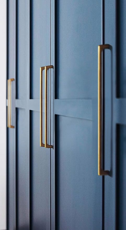 Goo-Ki Antique Brass Cabinet Pulls with 12.6''(320mm) Hole Centers, Retro Style Zinc Alloy Cabinet Handles for Dresser,Wardrobe,Cupboard- 2 Pack