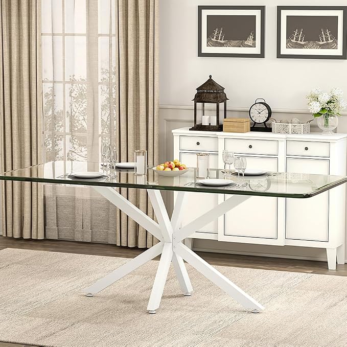 Modern Table Base Gold 30" Metal Coffee Table Legs with Suction Cups, Desk Base for Marble,Glass,Wood Top, Set of 4 Furniture Legs for Home,Kitchen,DIY End Table (Black & White)