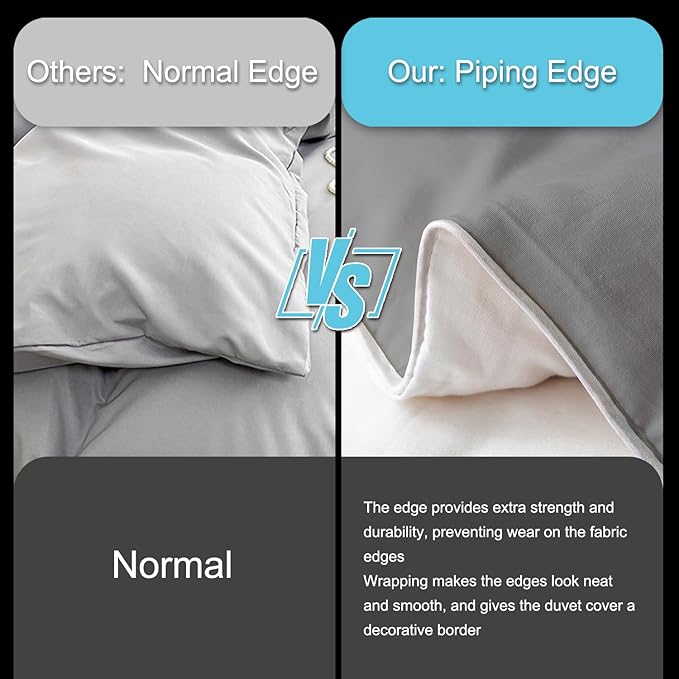 Erosebridal Red Grey Black Bedding Set Queen Abstract Geometric 100% Cotton Duvet Cover Minimalist Striped Comforter Cover for Kids Teens Adults Aesthetics Art Modern Bed Set 3 Pcs