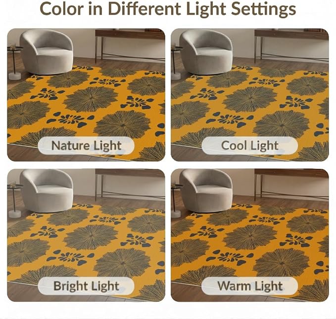 4'x6' Washable Flatwoven Rug, Black Abstract Abstract Easy Care Throw Carpet for Dorm Room, Small Living Room, Apartment, Stain Resistant Low Profile Floor Covering | Ref:2229843