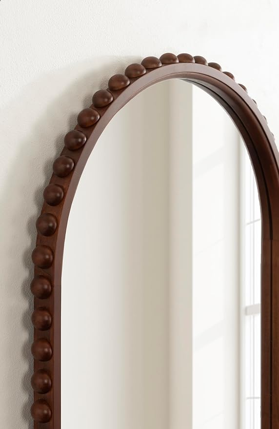 Kate and Laurel Beadbrook Modern Beaded Arched Mirror