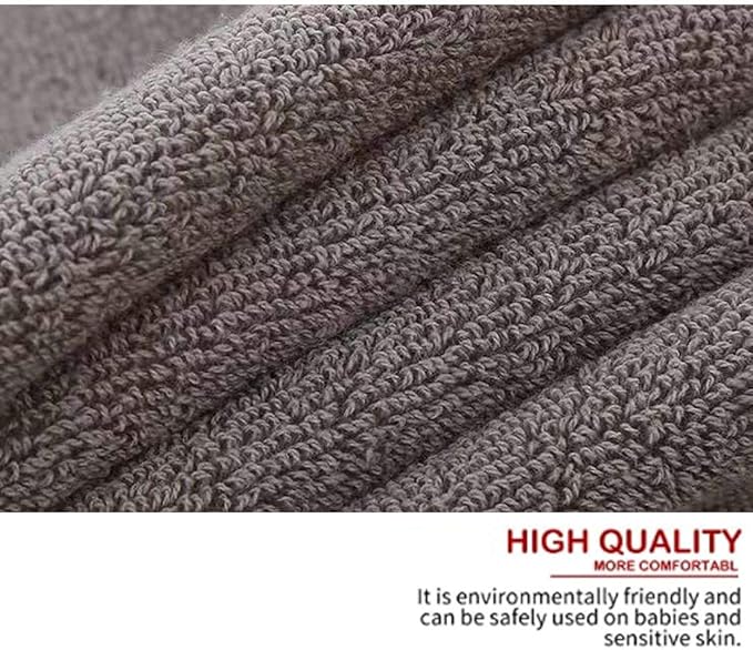 LRUUIDDE Bathroom Hand Towels 2 Set, Cotton Hand Towel for Bath, Hand, Face, Kitchen, Super Soft, Highly Absorbent, Machine Washable, Size 14" x 30" (Gray)…