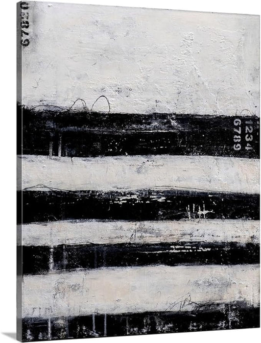 CANVAS ON DEMAND Four Roads Canvas Wall Art Print by Erin Ashley, Contemporary, Abstract, Home Decor, Modern Abstract, Artwork,36" x45in
