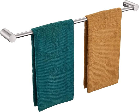 KOKOSIRI Bath Towel Bar for Bathroom 20 Inches Brushed Nickel Towel Rack for Lavatory Wall Mounted Bathroom Accessories Stainless Steel, B4007BR-L20