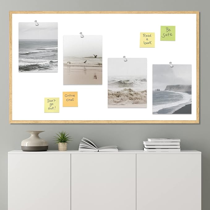 SIGNWIN Poster Bathroom Decor 8"x10"x 4, Wall Art Room Decor Multicolor for Living Room, Bedroom, Office White Minimal Ocean Beach Seashore Coastal Landscapes Nature Wilderness Realism Landscape