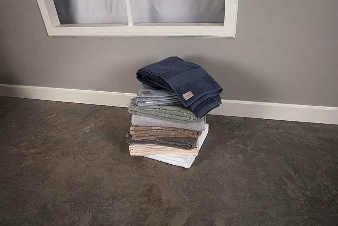 Maisonette Elegance 100% Organic Cotton Turkish Bath Sheets Soft Absorbent Oversized Bathroom Towels Ideal Quick Dry Extra Large Luxury Bath Towel Set for Shower (35" x 70", 2 Pack) Pewter