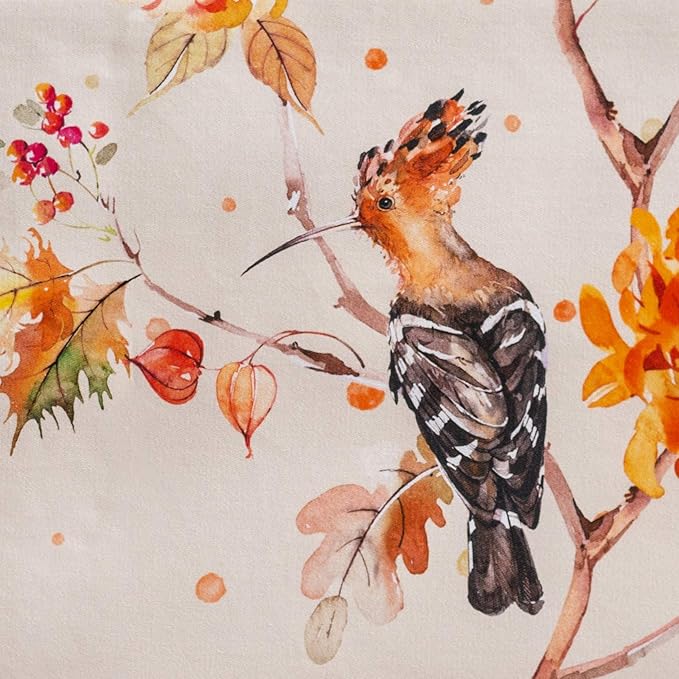 Maison d' Hermine Table Cloth Rectangle Table 100% Cotton 70 x 108 Inches Fall Tablecloth Reusable Everyday Use for Thanksgiving Christmas Decorations Dining Farmhouse Party (Kelim - Prairie)