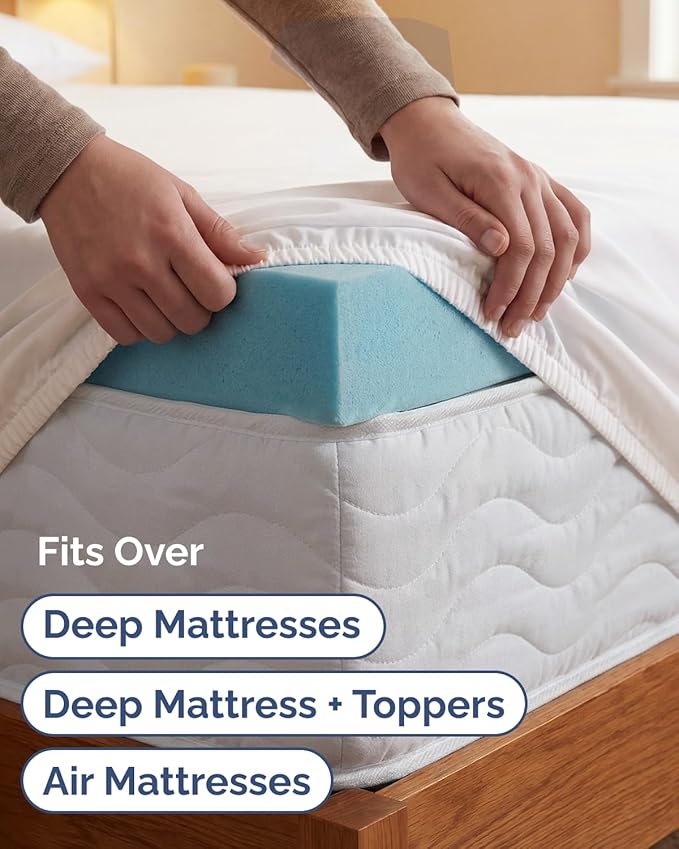 Extra Deep Twin XL Sheet Set - 4 Piece College Dorm Bed Sheets Set with Extra Deep Pockets - Ultra-Soft, Comfy & Breathable Bedding for Women, Men, Kids & Teens - Wrinkle & Fade Free - Antique White