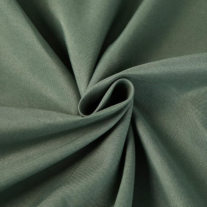 Omelas Sea Spray Green Duvet Cover Set Full Size Modern Minimalist Style Solid Colored Bedding Sets Soft Microfiber Quilt Covers with Zipper Closure Corner Ties,No Comforter (WJL-OMUS-SJT-123GN-Full)