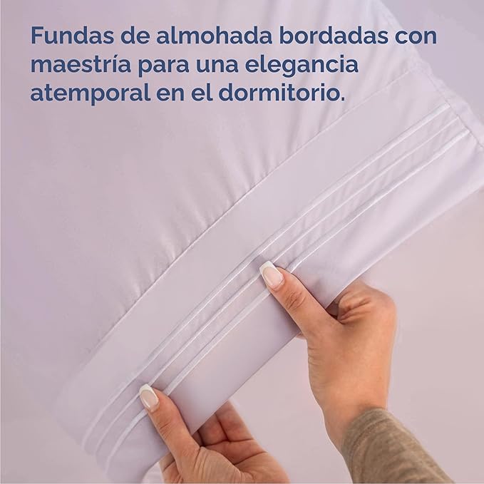 Cal King Size 4 Piece Sheet Set - Comfy Breathable & Cooling Sheets - Hotel Luxury Bed Sheets for Women & Men - Deep Pockets, Easy-Fit, Soft & Wrinkle Free Sheets - Light Lavender Oeko-Tex Bed Sheets