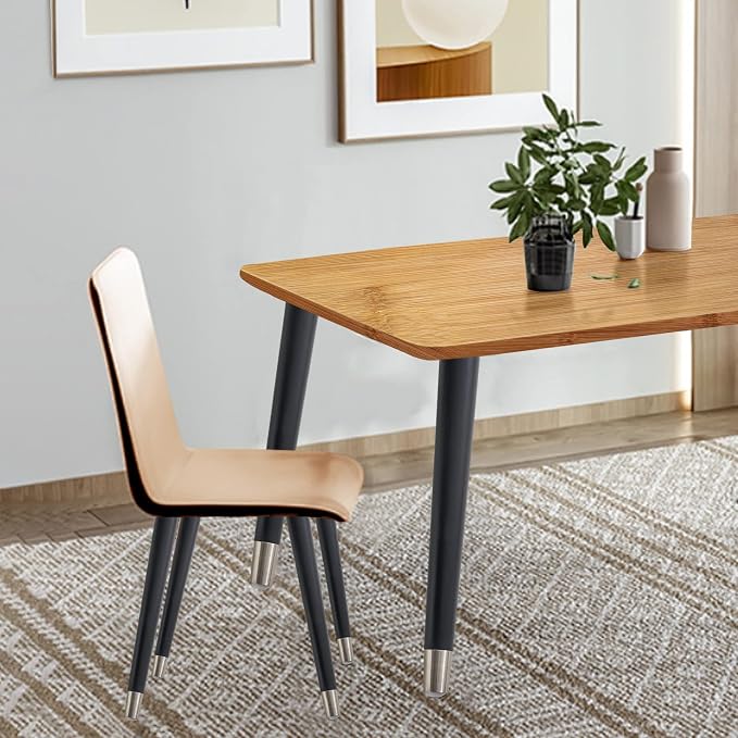 TEMI 16" Wood Table Legs – Premium Set of 4 Wooden Furniture Legs for Desk, Coffee Table, Bench, Chair, Dresser, Bed, and Cabinet – Strong, Durable and Easy to Install