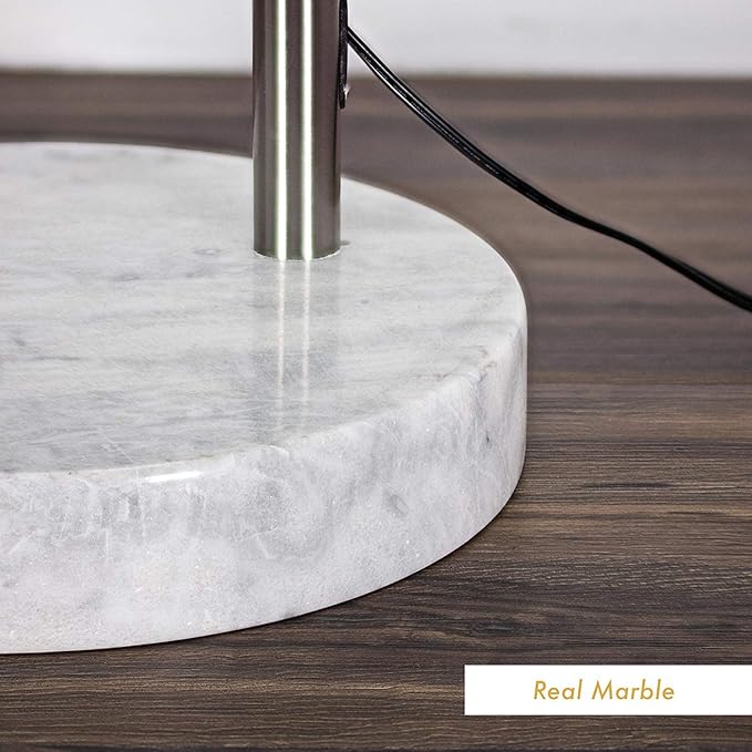 Major-Q Modern 81" Arc Tall Living Room-Stand Up Arching Drum Shade Large Floor Lamp for Dinning/Bedrooms-Corner Lamp for Office Lighting