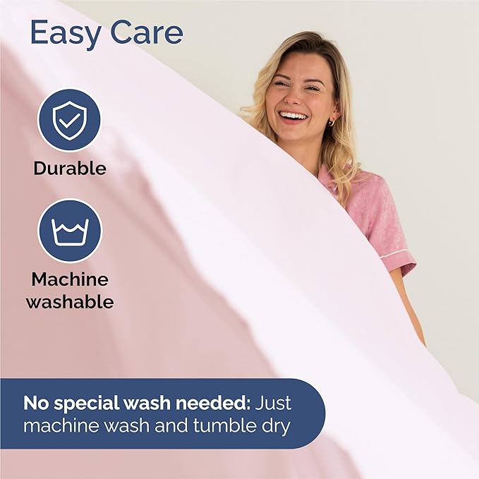 Split King Size 5 Piece Sheet Set - Comfy Breathable & Cooling Sheets - Hotel Luxury Bed Sheets for Women & Men - Deep Pockets, Easy-Fit, Soft & Wrinkle Free Sheets - Lavender Pink Oeko-Tex Bed Sheets
