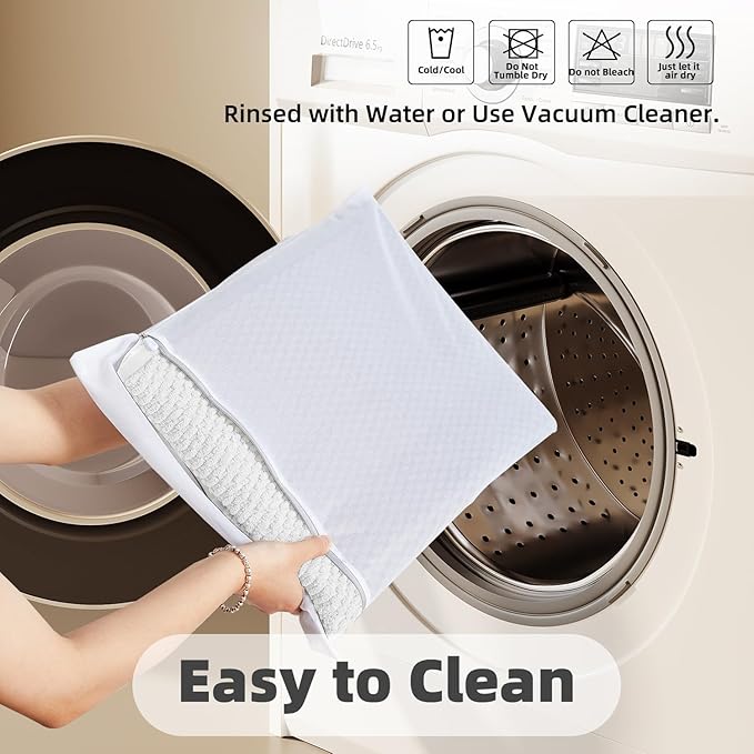 Toilet Rug, Thin Toilet Rugs U Shaped Washable Non Slip Absorbent Quick Dry Low Pile Toilet Mat, White 20"x24" U Shape