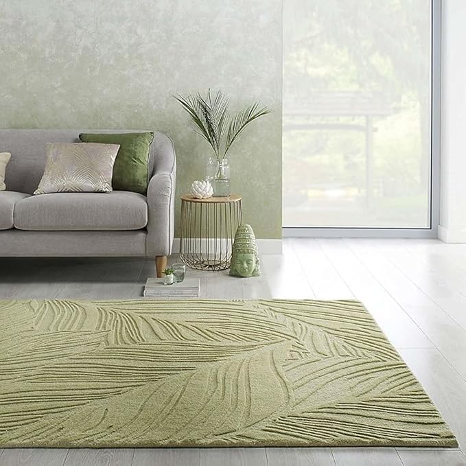 Hand Tufted Area Rug – Premium Soft Modern Carpet for Living Room, Bedroom & Home Trendy Modern Home Rug 5' x 7' (Rectangular) Black1