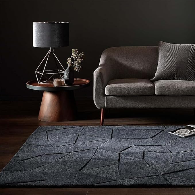 Hand Tufted Area Rug – Premium Soft Modern Carpet for Living Room, Bedroom & Home Trendy Modern Home Rug 4'7" x 6'7" (Rectangular) Peach