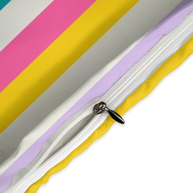 Rainbow Duvet Cover Set, Rainbow Lines Pattern Spectrum of Colors Abstract Art Decorative，Aesthetic Abstract Art Bedding 3 Piece (1 Duvet Cover 86"x70" + 2 Pillow Sham 20"x30")