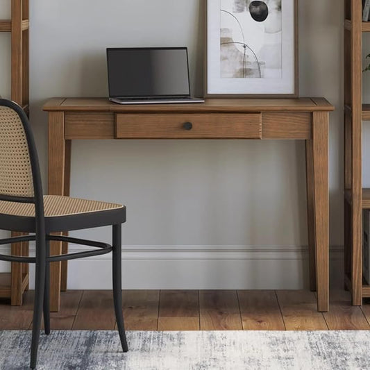 Grain Wood Furniture Greenport Desk/Dressing Table - Brushed Walnut