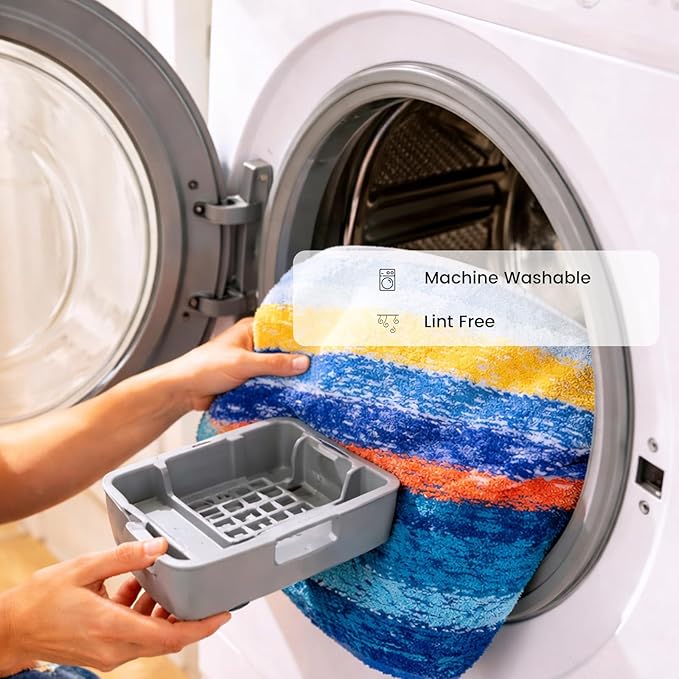 SEMAXE 12-Piece Family Bathroom Towel Set - 100% Cotton, 4 Bath Towels, 4 Hand Towels, 4 Washcloths, Ultra-Soft and Super Absorbent, Lighter Weight
