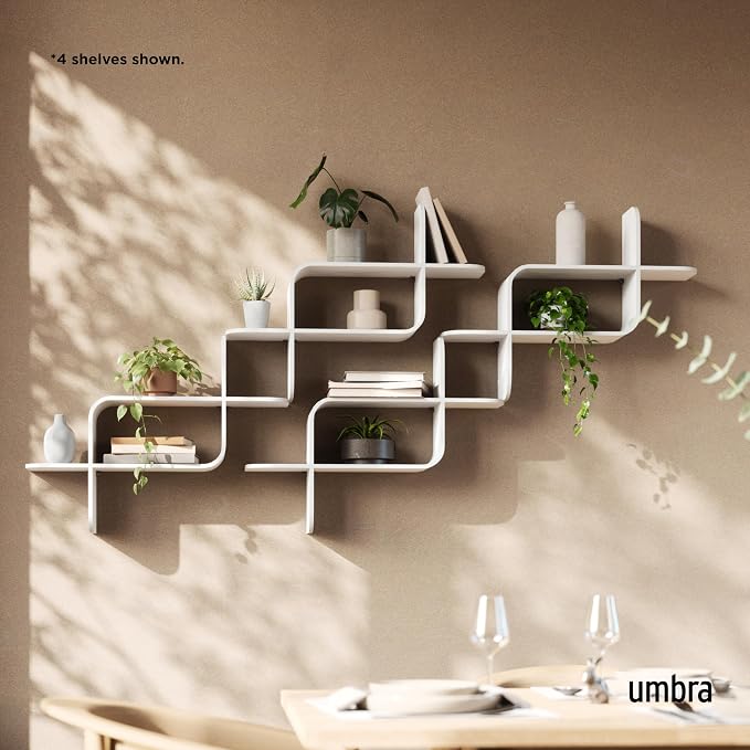 Umbra Montage Wall Shelf, White