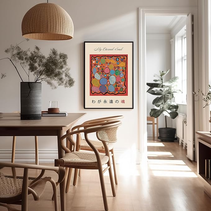 Poster Master Vintage Poster - Retro Pop Art Print - Gift for Artist, Friend - My Eternal Soul, Dot, Colorful, Modern, Abstract - Wall Decor for Home, Office, 24x32 Unframed Wall Art