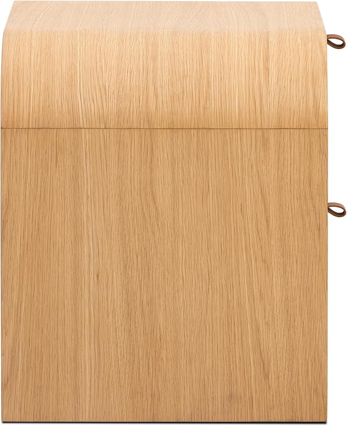 Poly & BARK Cirq Nightstand in Oak