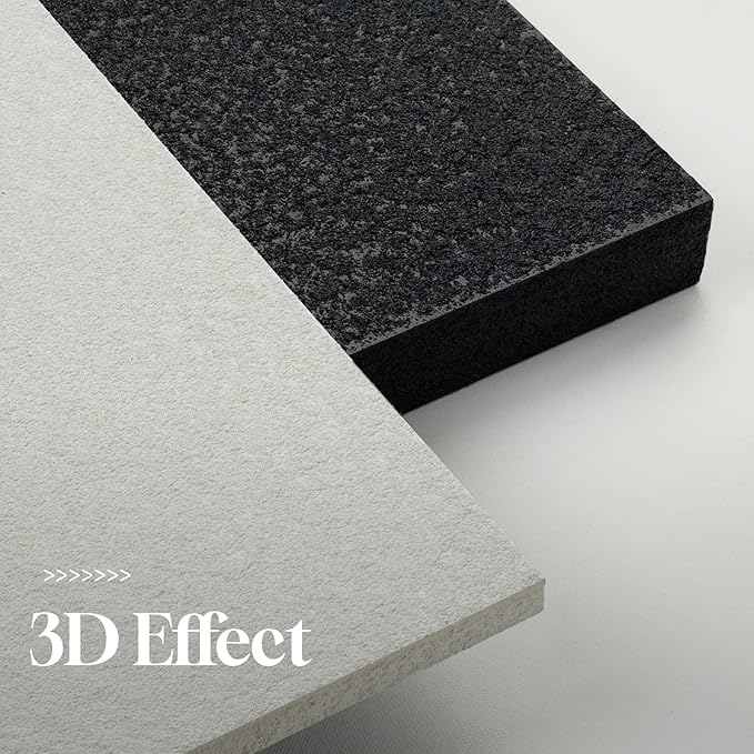 Cuspin Large Black and White Textured Wall Art for Living Room, Modern Minimalist 3D Artwork for Walls, Wood Blocks Paintings Wall Decor for Bedroom Dining Room Office Hallway