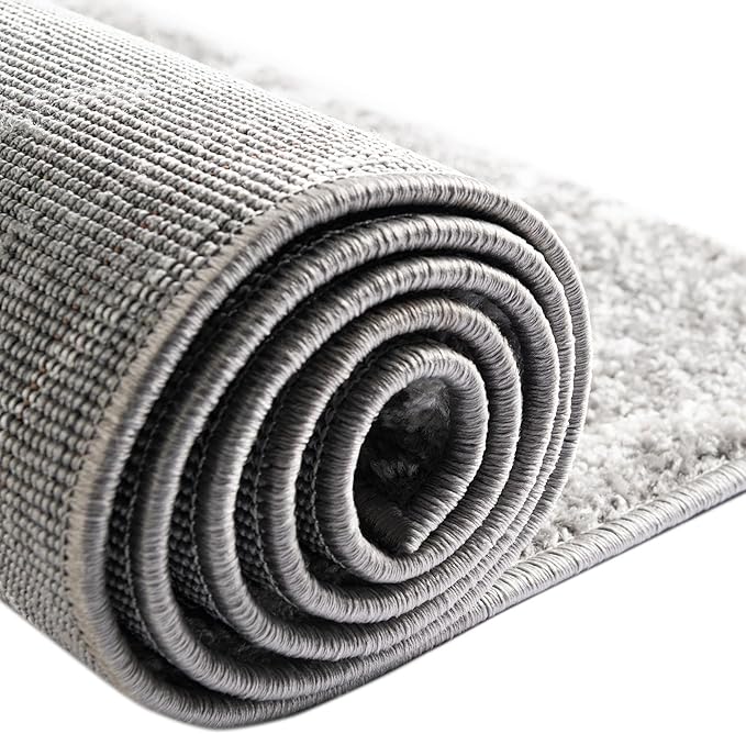 Unique Loom Trellis Frieze Collection Area Rug - Geometric (8' x 11', Light Gray/ Ivory)