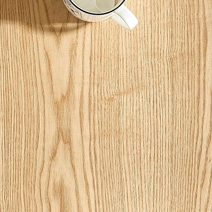 Coffee Table Butterfly Shaped Center Table Wood Modern Accent Table for Living Room Apartment, Oak