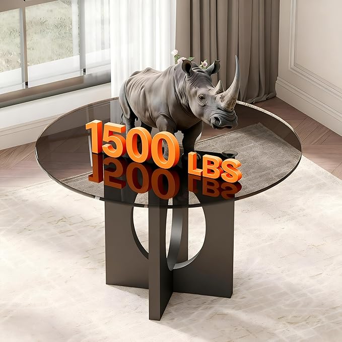 FUSHIAIPTC Heavy Duty Dining Table Base, 30 Inch Metal Leg, Modern Reinforced Steel Office Base, Glass, Wood and Marble Table Tops are All Adaptable