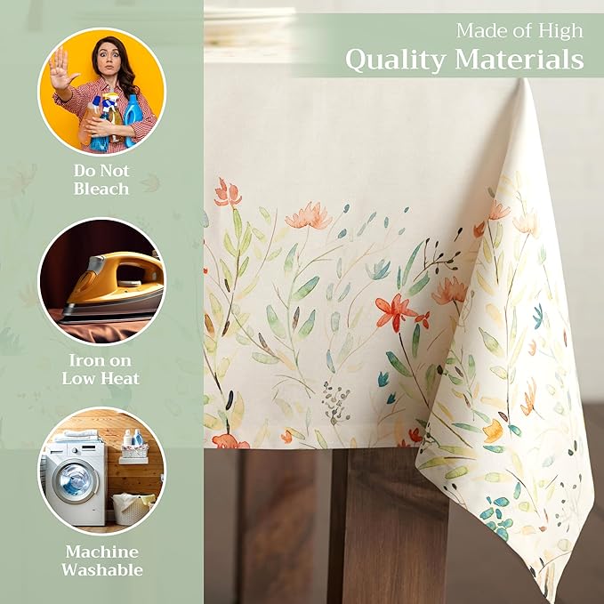 Maison d' Hermine Colmar 100% Cotton Tablecloth 54 - inch by 72 - inch.
