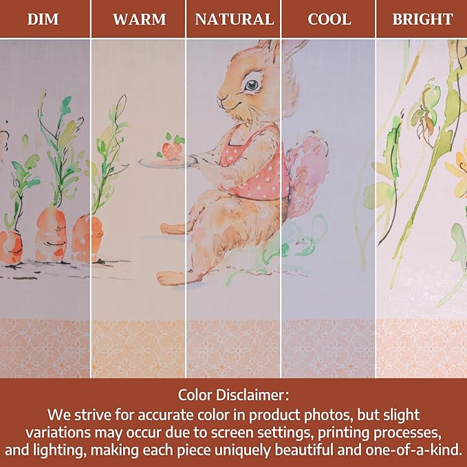 Maison d' Hermine Table Cloth Rectangle Table 100% Cotton 60 x 90 Inches Tablecloth Reusable Decorative for Dining Room Farmhouse Home Valentines Day Decorations Spring Summer - Bunny Party