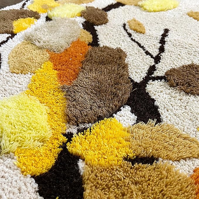 UKELER Soft Shag Moss Rugs Non Slip Washable Decorative Rugs for Bedroom Playroom Hallway Home Decor 55''x27.5''
