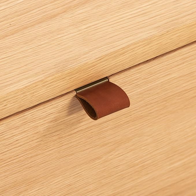 Poly & BARK Cirq Nightstand in Oak