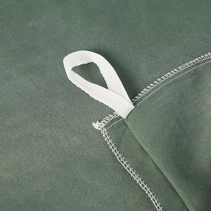 Omelas Sea Spray Green Duvet Cover Set Queen Size Solid Colored Bedding Sets Soft Microfiber Quilt Covers with Zipper Closure Corner Ties,No Comforter (WJL-OMUS-SJT-123GN-Queen)