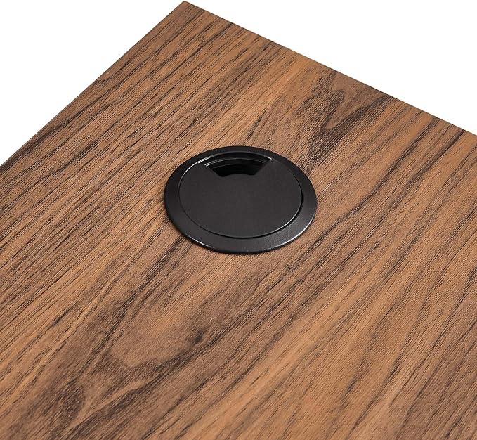 Modway EEI-6181-WAL Render Wall Mount Corner Office Desk, Walnut
