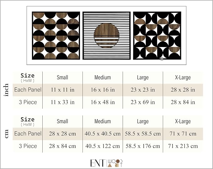 Modern Bauhaus Wood Wall Art, Abstract Boho Wooden Wall Art, Unique Mid Century Modern Geometric Design, Bauhaus Home Decoration