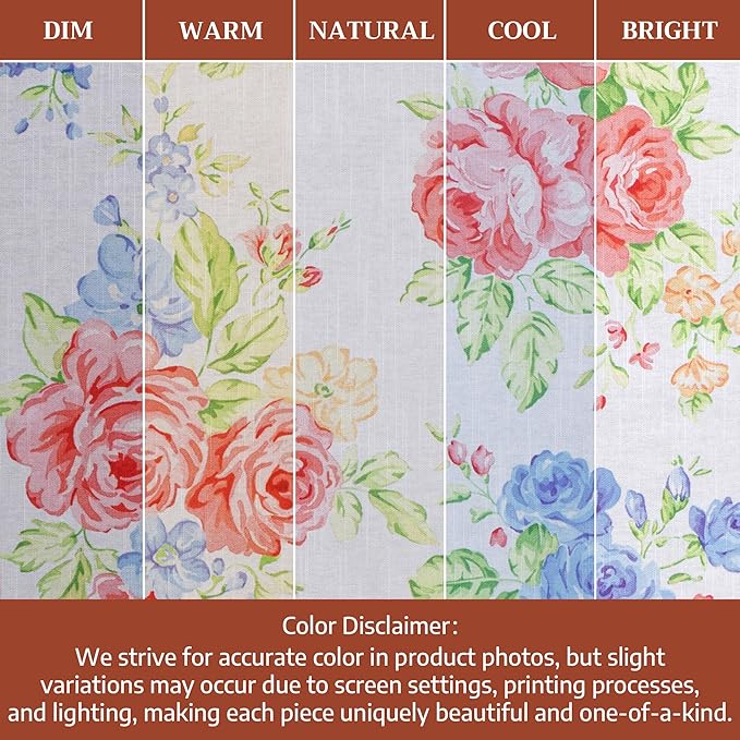 Maison d' Hermine Table Cloth Rectangle Table 100% Cotton 70 x 108 Inches Tablecloth Reusable Decorative for Dining Room Farmhouse Home Valentines Day Decorations Spring Summer - Vintage Floral