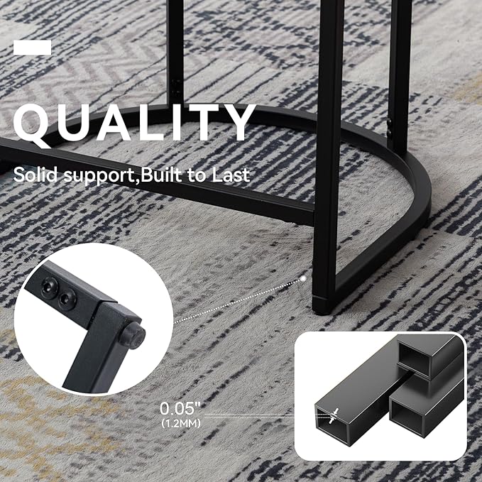 Contemporary Cream Linen Bar Stool, 24" Upholstered Fabric Counter Height Barstool Kitchen Counter Island Stool with Screwed Together Black Metal Base