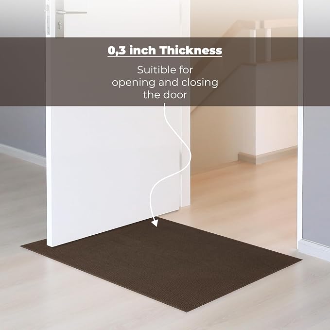 Cotton Paradise 100% Cotton Turkish Bathmat Rug, Soft Absorbent Quick Dry Non Slip, 17x24 Bathmat Rug, Chocolate Brown