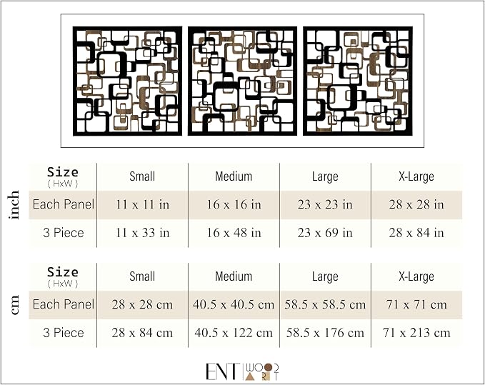 Decorative Wood Wall Art Large, Abstract Geometric Wooden Wall Art, Retro Inspired Plaid Wood Wall Panels, Aesthetic Modern Home Gift