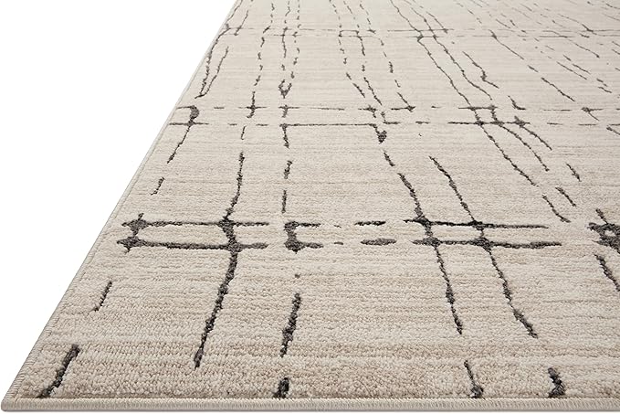 Loloi Darby Collection DAR-06 Sand/Dk. Grey 2'-7" x 4' Accent Rug