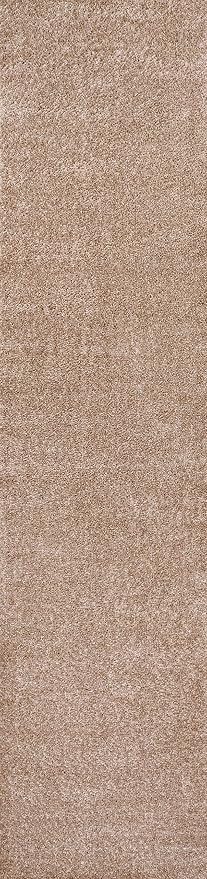 JONATHAN Y Haze Solid Low-Pile Beige Runner Rug 2x16, Coastal,Bohemian,Minimalist,Classic, Easy-Cleaning for Living Room,Bedroom,Kitchen,Pet Friendly,Non-Shedding (SEU100G-216)