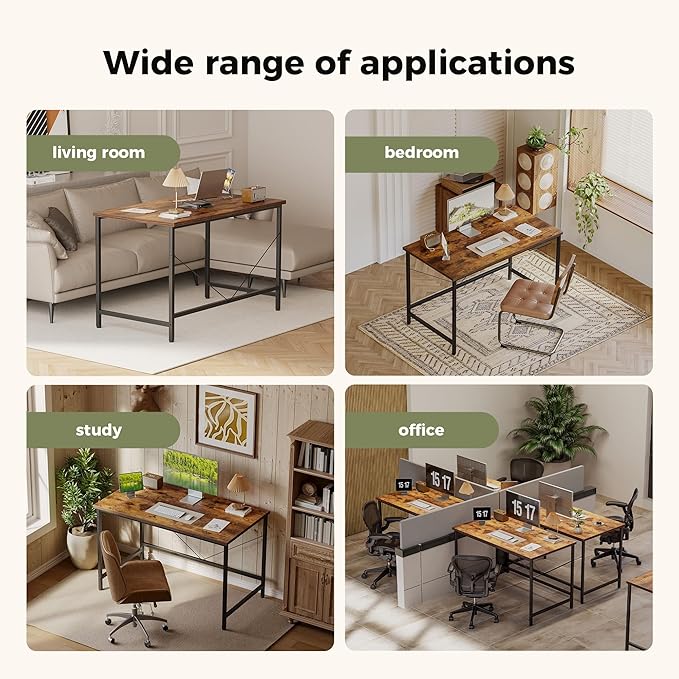 Mericonia 32 inch Computer Desk, Gaming Desk for Small Spaces, Modern Simple Style Table for Home Office, Study Student Writing Table