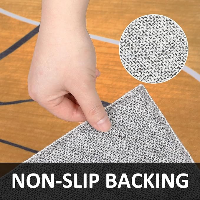 6x8 Irregular Area Rug Beige Black Curve Modern Abstract Art Washable Rug for Bedroom Diningroom Living Room Odd Shaped Rugs Minimalist Aesthetics Home Office Guestroom Stain Resistant Large Carpet